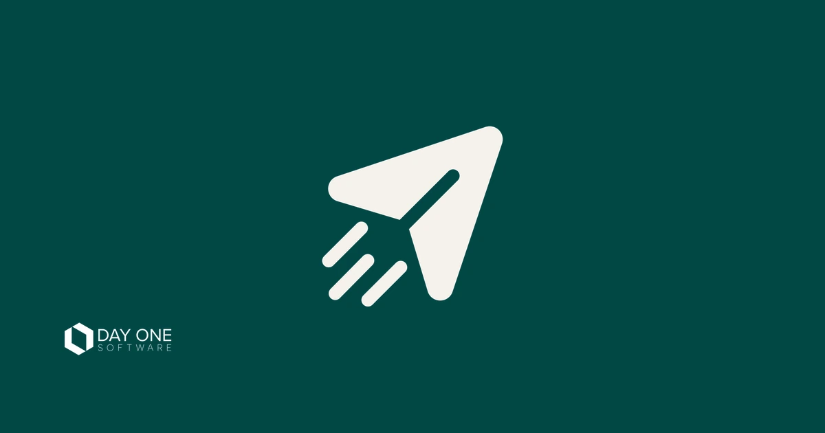 Illustration of a paper plane in flight, representing a month-end close released rather than rebuilt