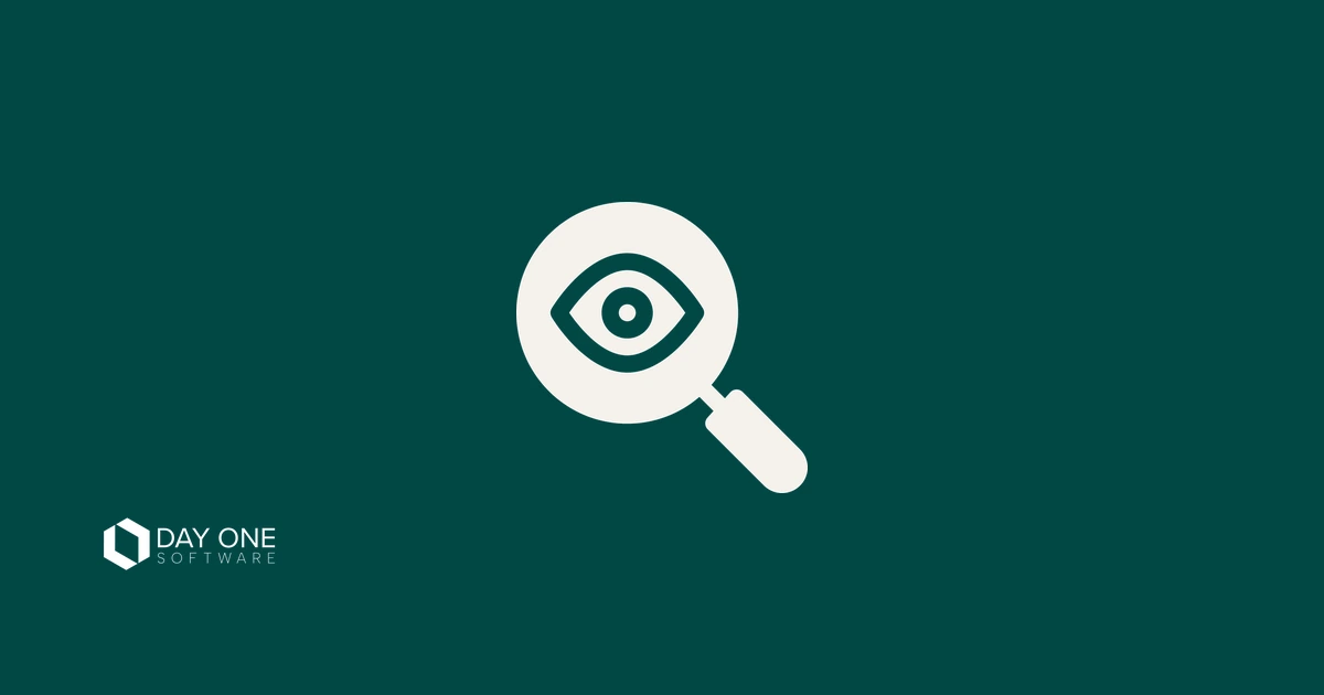Illustration of a magnifying glass over an eye, representing five operating numbers you can answer at a glance