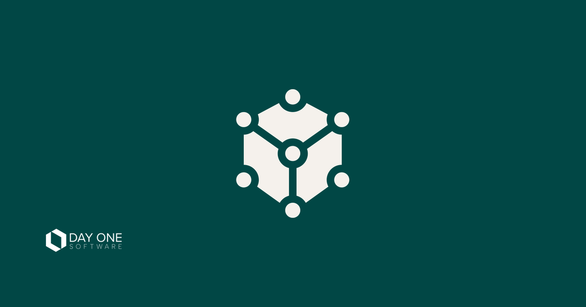 A central hub linked to surrounding systems — DAY ONE syncing with Xero, MYOB and QuickBooks